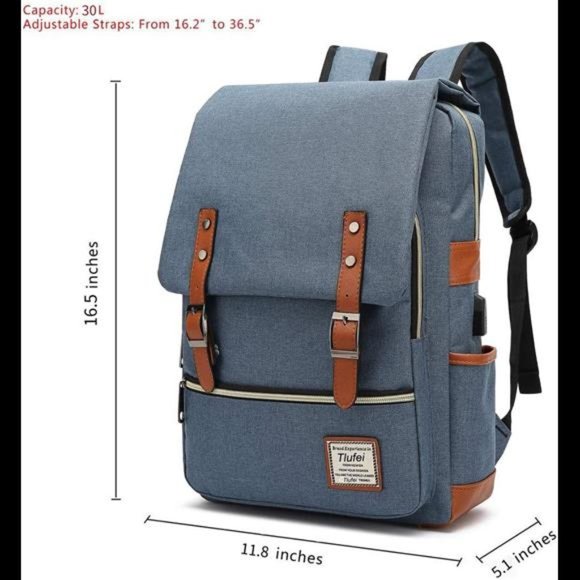 Laptop Backpack for Women Men,Tear Resistant School College Travelling main image 5
